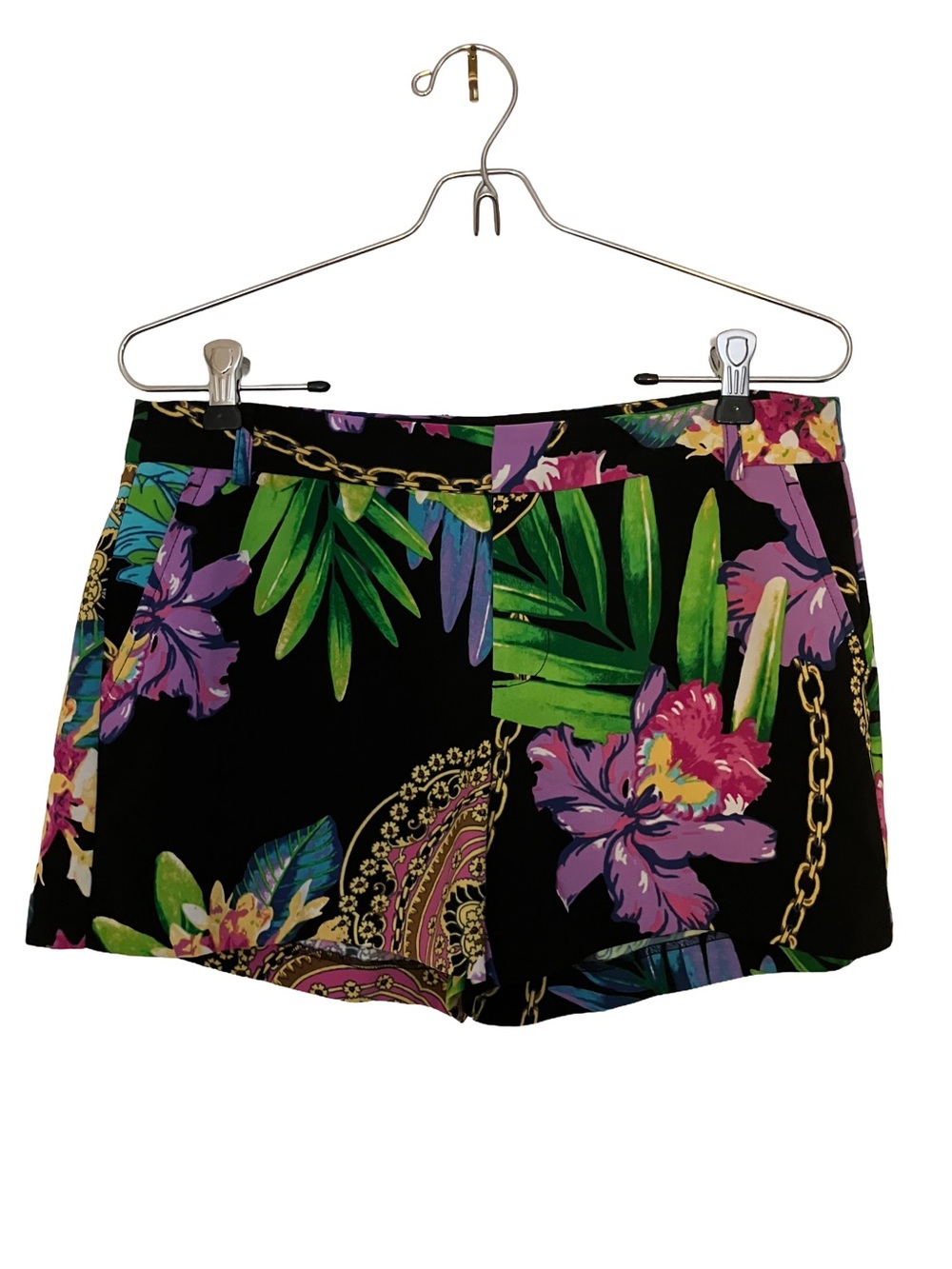 LIKE BRAND NEW!JENNIFER LOPEZ (JLO) ISLAND RETREAT TROPICAL FLORAL SHORTS SIZE 4